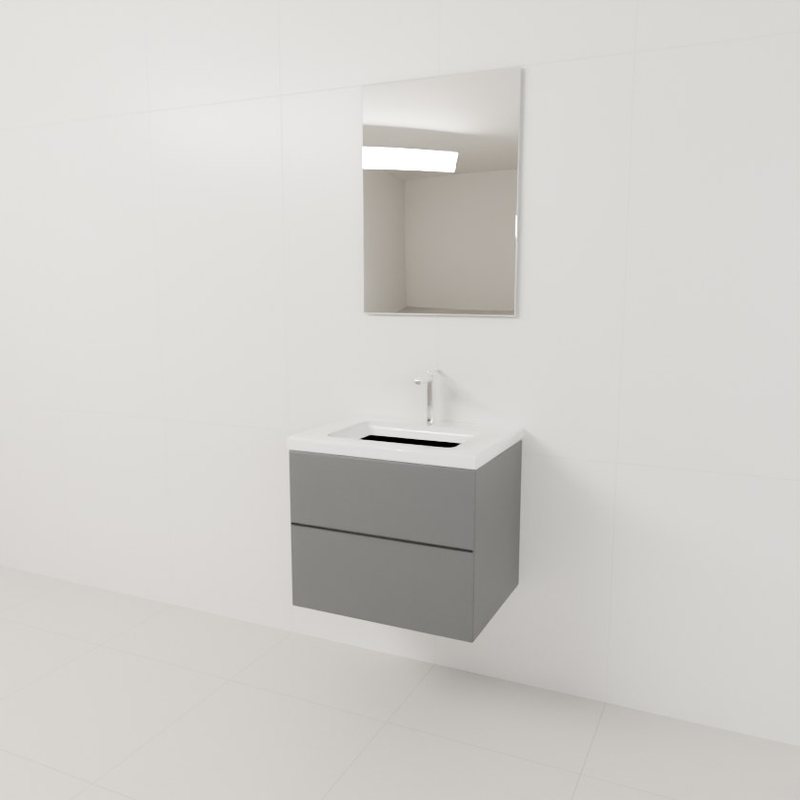 Antrasit Banyo Dolabı