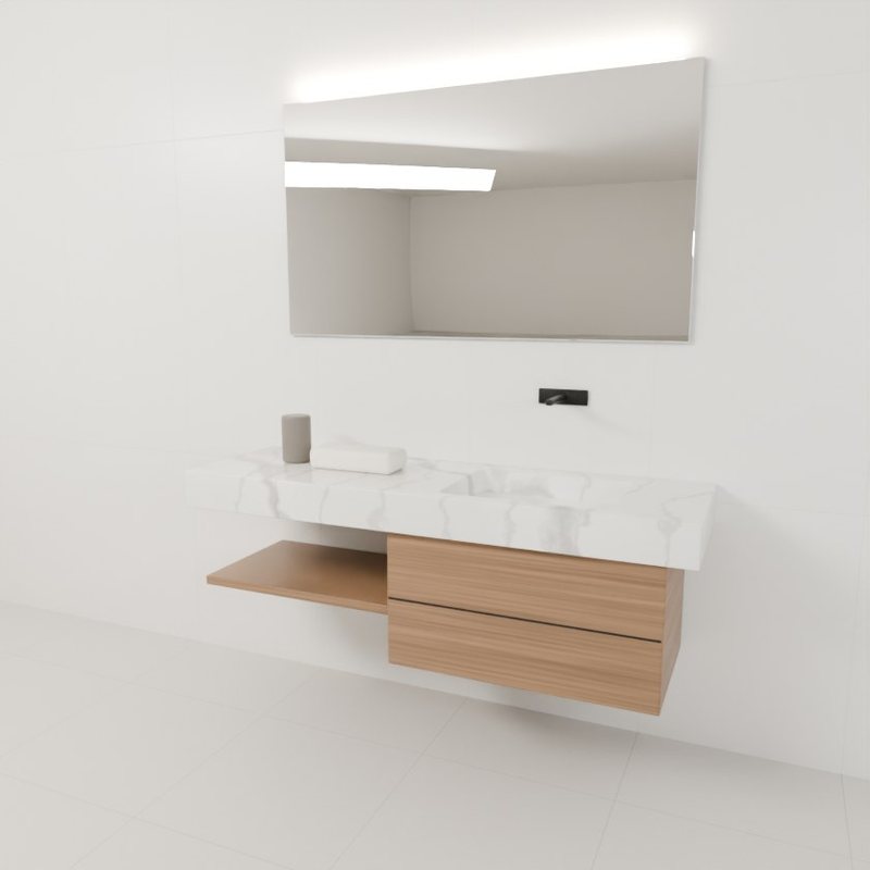 Hilton Tezgahlı Lavabo Dolabı